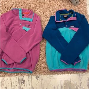 Patagonia pullover‘s fleece